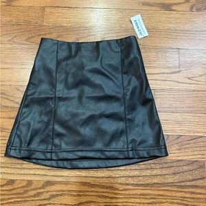 5 for $25! Toddler faux leather skirt